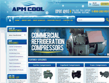 Tablet Screenshot of apmcool.com